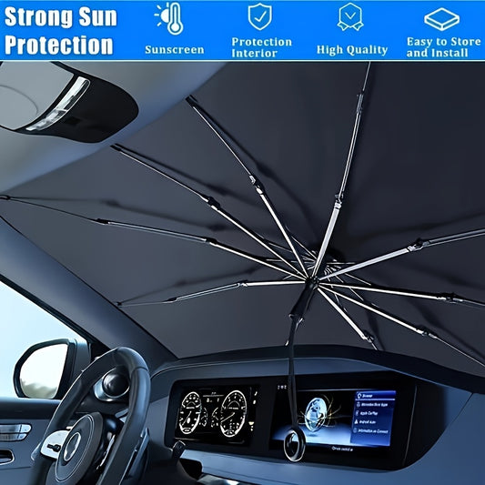 Heat-insulating Sunshade Heat-insulating Sunshade | Automobile Front Windshield Sun-proof Shading Curtain Equipped With Small Car Cover Umbrella